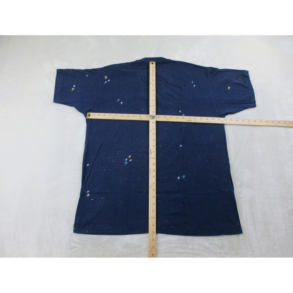 VINTAGE Kennedy Space Center‎ Shirt Mens XL Blue Space Universe USA 1994* - Picture 8 of 11